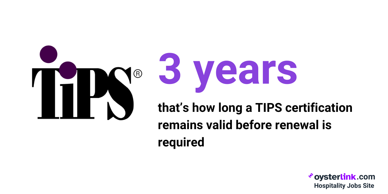 you have to renew TIPS every 3 years